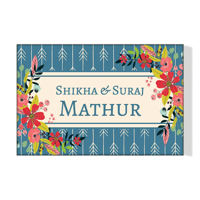 Classy Personalized Name Plate - Floral Vibes - Image 5