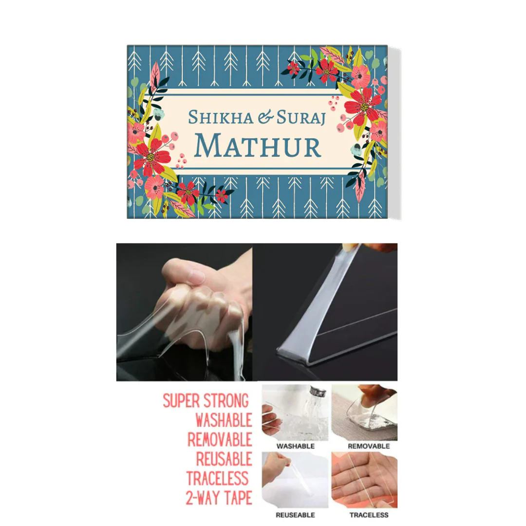 Classy Personalized Name Plate - Floral Vibes - Image 8