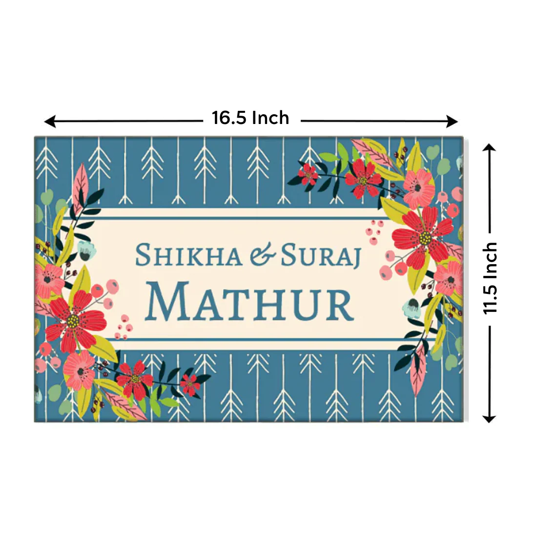 Classy Personalized Name Plate - Floral Vibes - Image 9