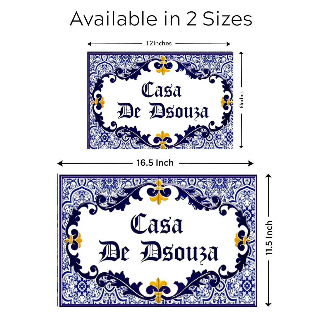 Customized Door Name Plate for Flats Home Bungalows-Goa Villa - Image 10