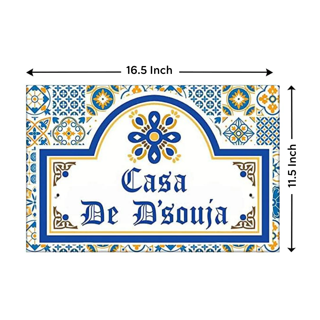 Customized Outdoor House Nameplate for Home - Spanish Style - Image 10