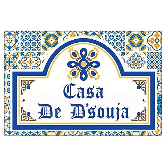 Customized Outdoor House Nameplate for Home - Spanish Style - Image 3