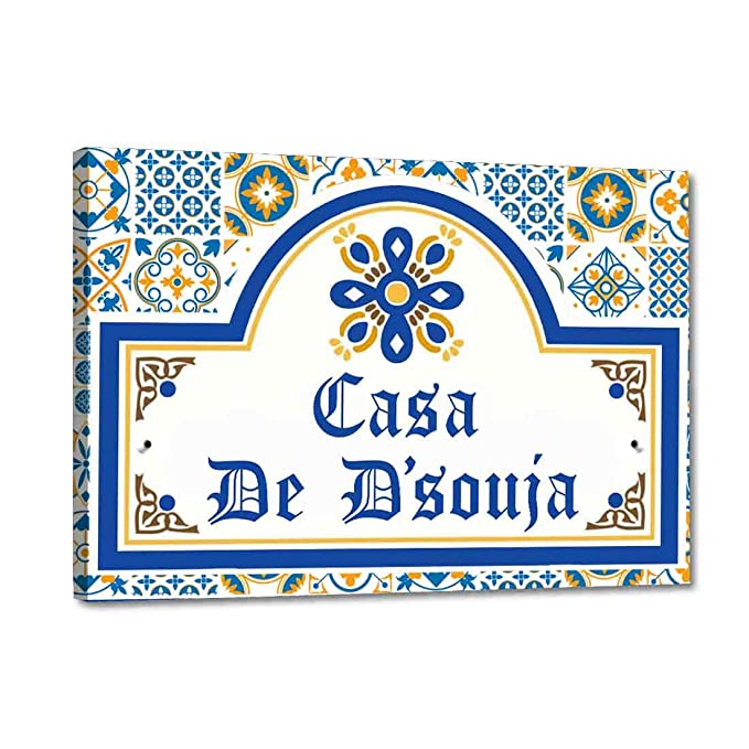 Customized Outdoor House Nameplate for Home - Spanish Style - Image 4