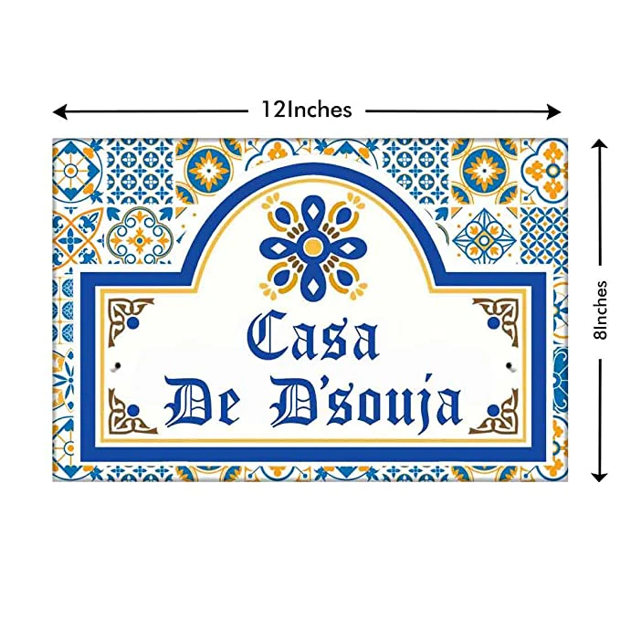 Customized Outdoor House Nameplate for Home - Spanish Style - Image 6