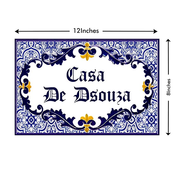 Customized Door Name Plate for Flats Home Bungalows-Goa Villa - Image 6