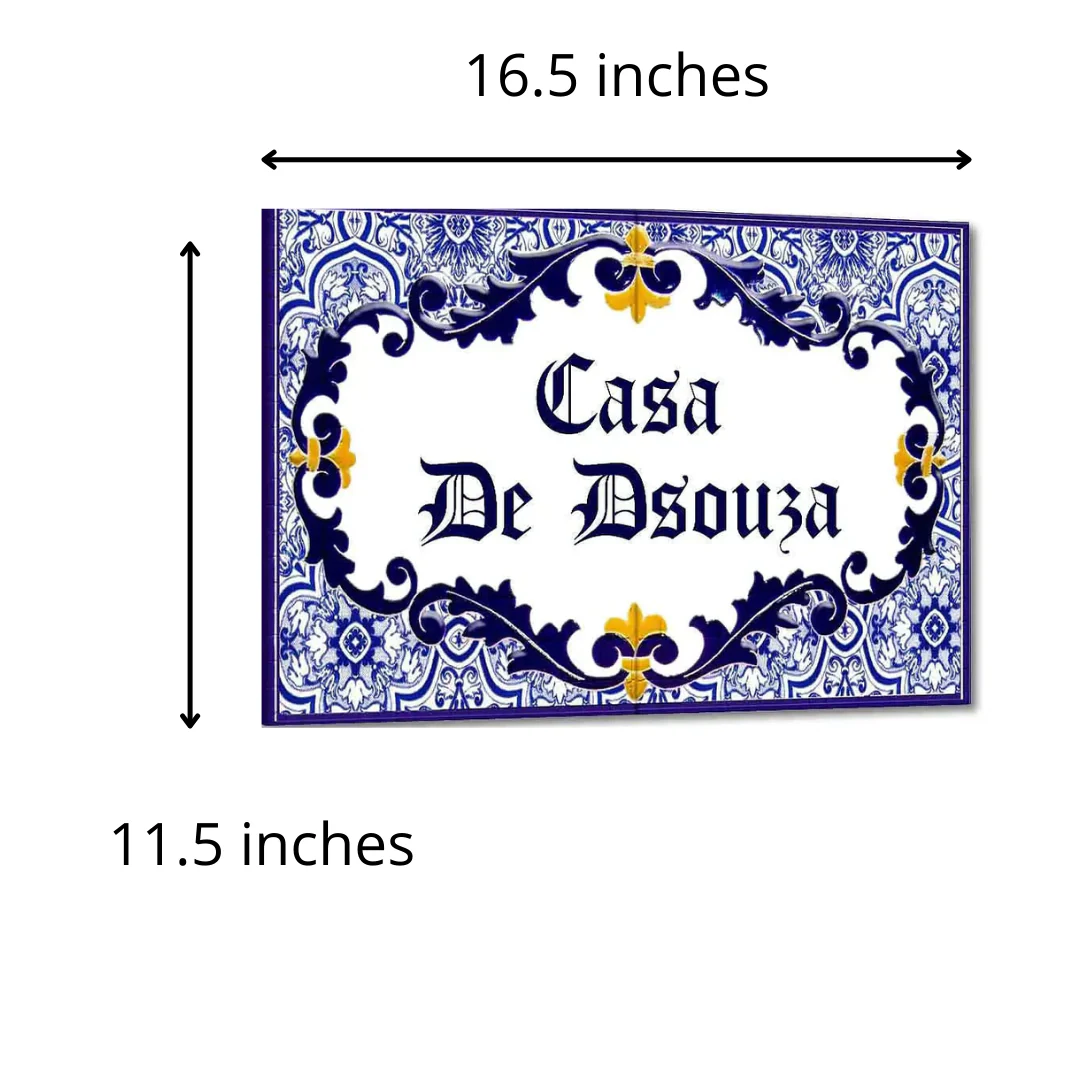 Customized Door Name Plate for Flats Home Bungalows-Goa Villa - Image 9