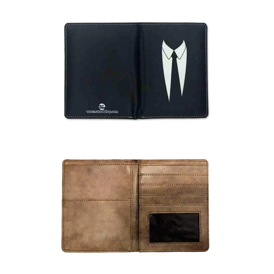 Passport Cover Travel Wallet Organizer For Men - Suit Up - Image 5