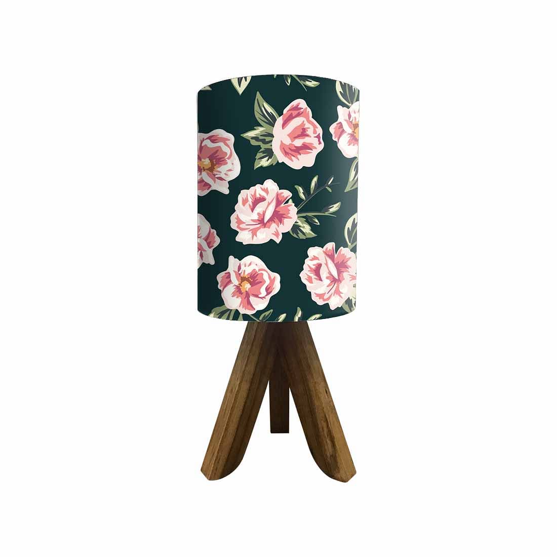 Mini Wooden Table Lamp For Bedroom Living Room-Roses (3W LED Bulb Included) - Image 4