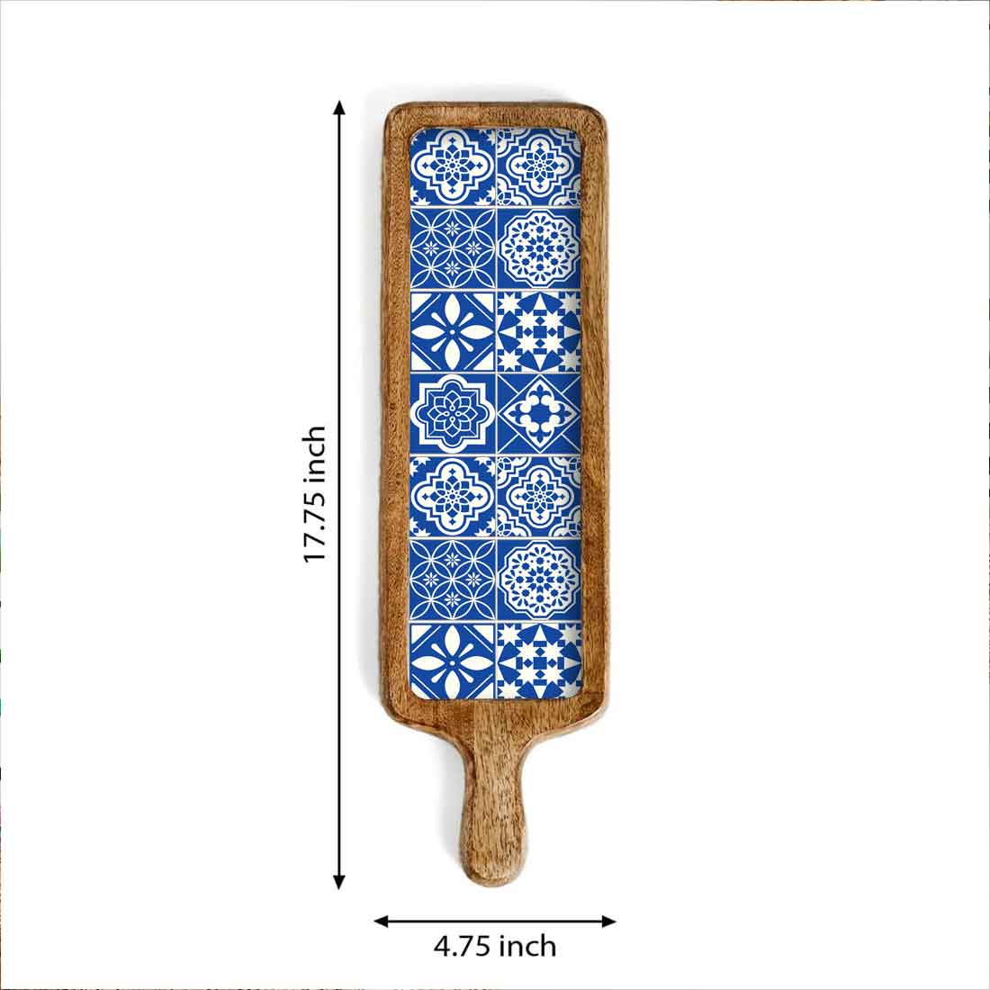 Wooden Serving Platter Tray Snacks - Spanish Design - Image 6